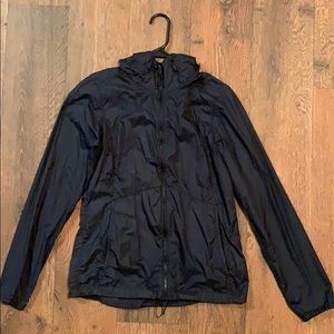 Stowable Black NorthFace Jacket